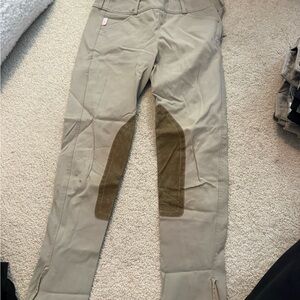 Tan side zip tailored sportsman 24